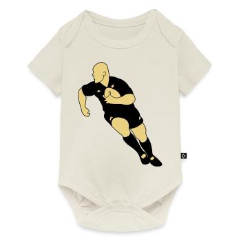 rugby - Body à manches courtes Premium Bébé - blanc cassé - Devant