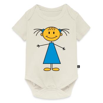 girl - Body à manches courtes Premium Bébé - blanc cassé - Devant