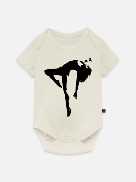 taenzer_5 - Baby Premium Kurzarmbody - Naturweiß