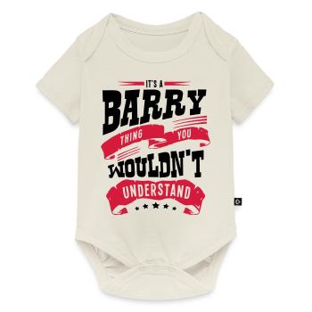 barry name thing you wouldnt understand - Baby Premium short-sleeve bodysuit - off white - Front