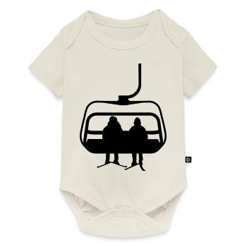 ski - Baby Premium short-sleeve bodysuit - off white - Front