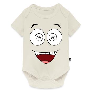 Visage fou - Body à manches courtes Premium Bébé - blanc cassé - Devant