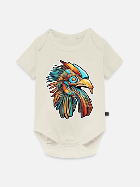Ägypten / Pharao / Mumien / Hieroglyphen / Sphinx - Baby Premium Kurzarmbody - Naturweiß