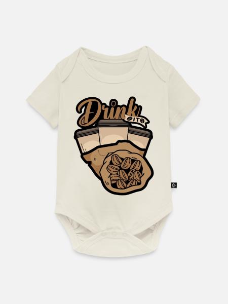Eine Kaffeepause - Baby Premium Kurzarmbody - Naturweiß