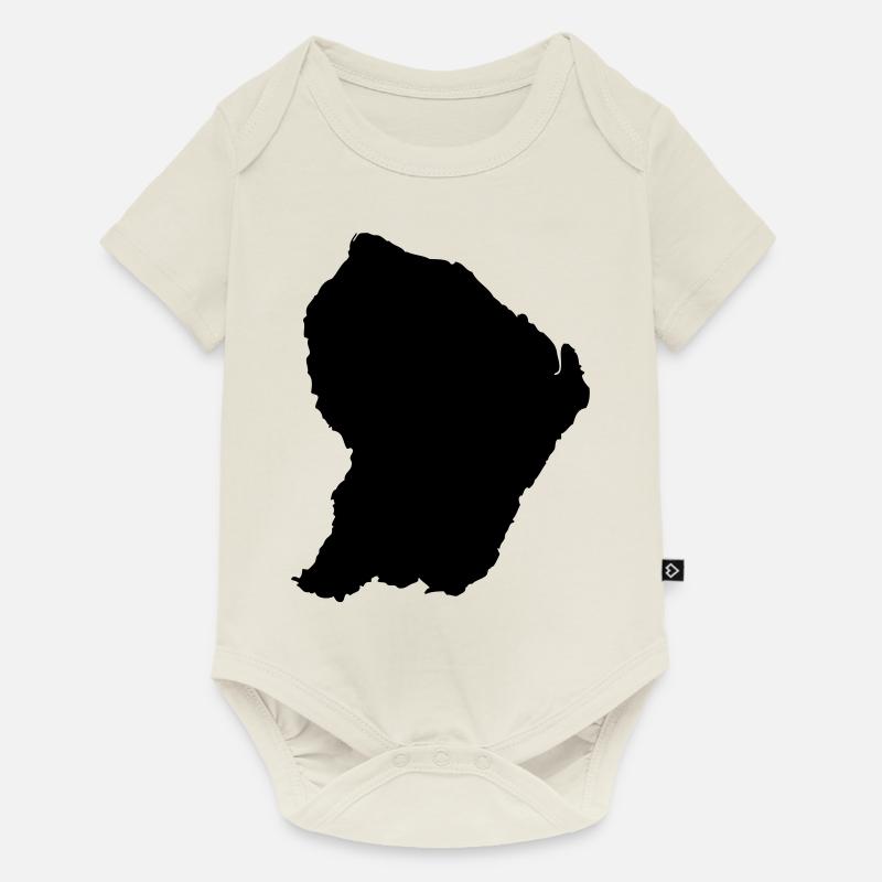 Guyane - Body à manches courtes Premium Bébé - blanc cassé