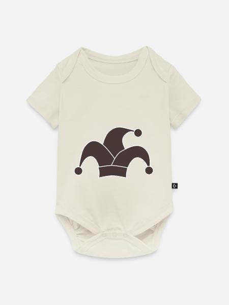 clown - Baby Premium Kurzarmbody - Naturweiß