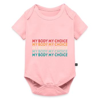 Mon corps Ma décision - Body à manches courtes Premium Bébé - rose - Devant
