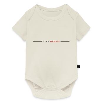 Team Mitglied - Baby Premium Kurzarmbody - Naturweiß - Vorne