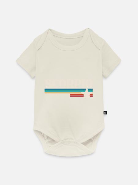Sternzeichen Skorpion - Baby Premium Kurzarmbody - Naturweiß