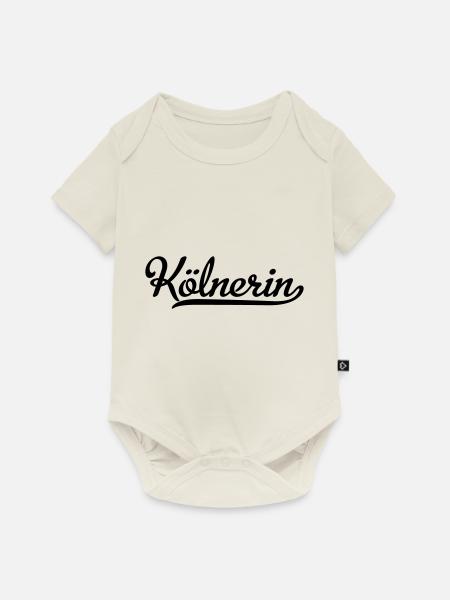 Kölnerin - Baby Premium Kurzarmbody - Naturweiß