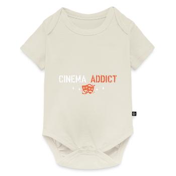 Cinema addict - Baby Premium short-sleeve bodysuit - off white - Front