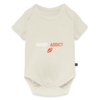 Rugby addict - Baby Premium short-sleeve bodysuit - off white - Front
