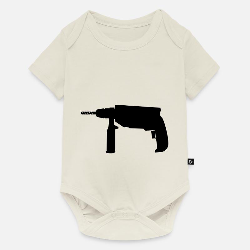 Foreur - Body à manches courtes Premium Bébé - blanc cassé
