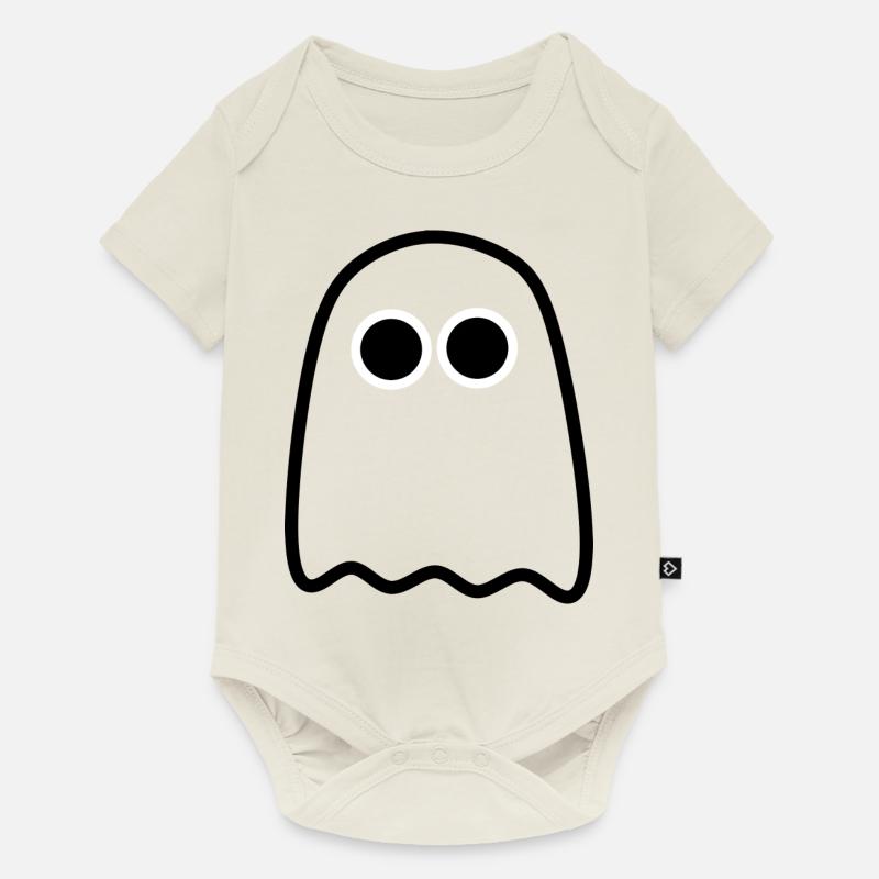 gespenst,geist,comic,kinder - Baby Premium Kurzarmbody - Naturweiß