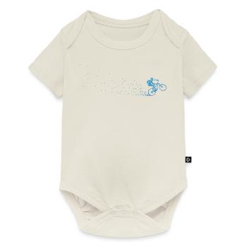 Mountain biker mountain bike - Baby Premium short-sleeve bodysuit - off white - Front