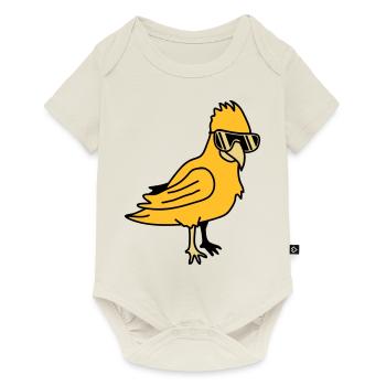 Cool Parrot Bird - Baby Premium short-sleeve bodysuit - off white - Front