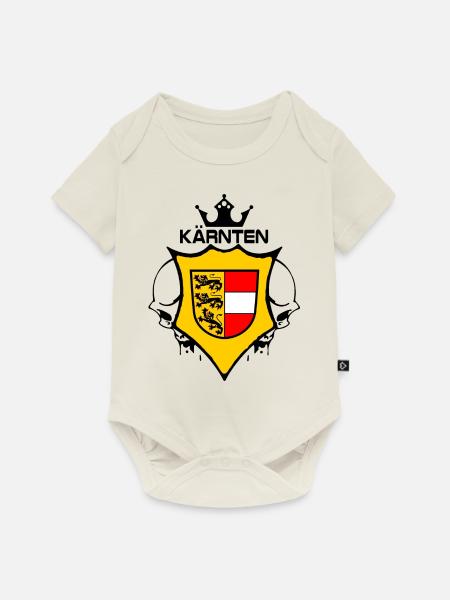 Kärnten - Baby Premium Kurzarmbody - Naturweiß