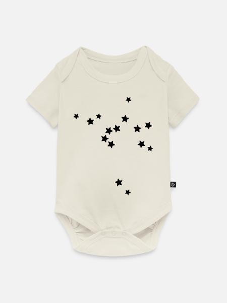 Sternbild Schütze - Baby Premium Kurzarmbody - Naturweiß