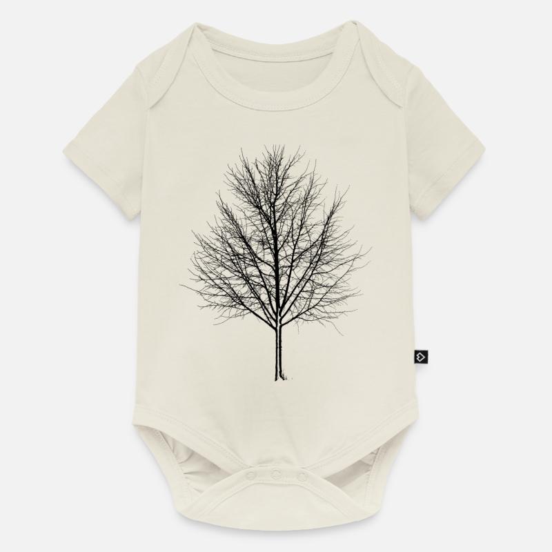Arbre - Body à manches courtes Premium Bébé - blanc cassé