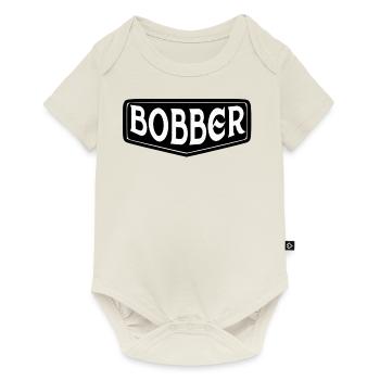 bobber chopper biker cruise sticker sticker - Baby Premium short-sleeve bodysuit - off white - Front