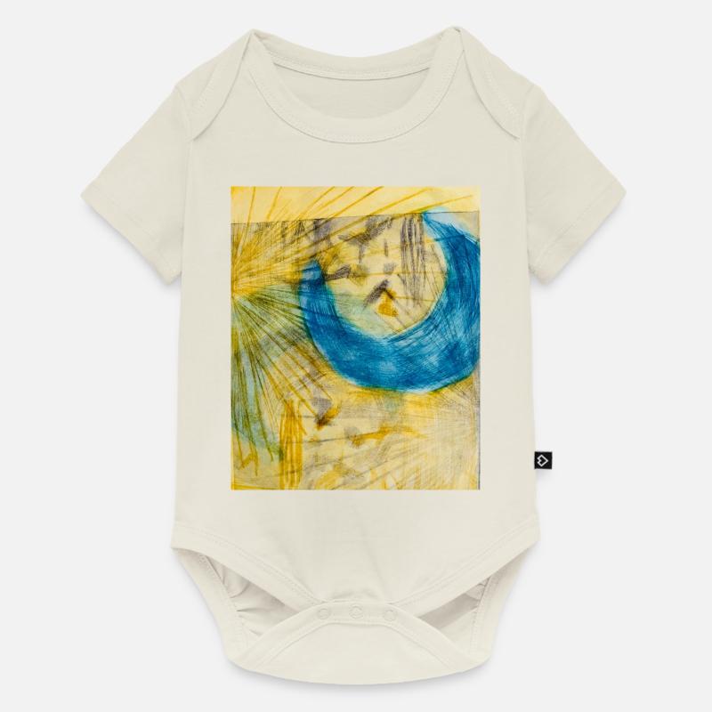 Art abstrait - Body à manches courtes Premium Bébé - blanc cassé