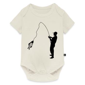 Angler - Baby Premium Kurzarmbody - Naturweiß - Vorne