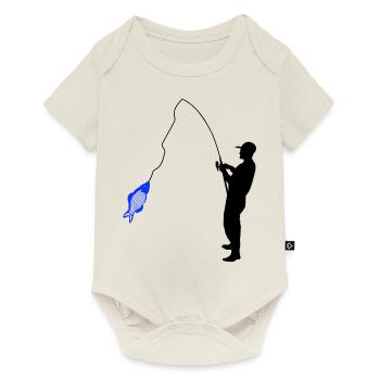 Angler - Baby Premium Kurzarmbody - Naturweiß - Vorne