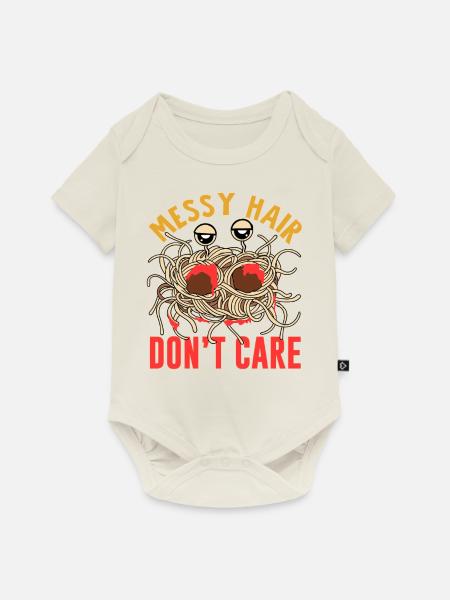 Fliegendes Spaghettimonster FSM - Baby Premium Kurzarmbody - Naturweiß