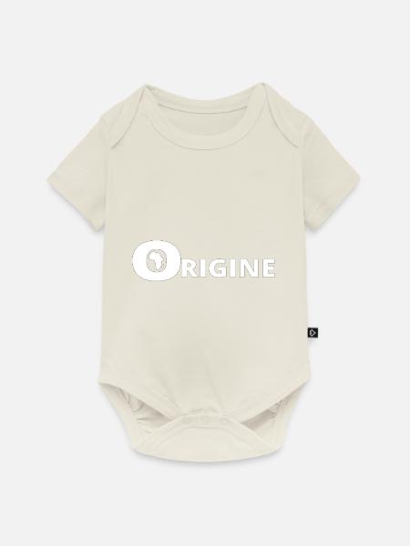 HERKUNFT AFRIKA - Baby Premium Kurzarmbody - Naturweiß