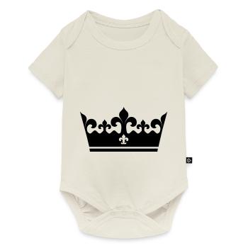 crown - Baby Premium short-sleeve bodysuit - off white - Front