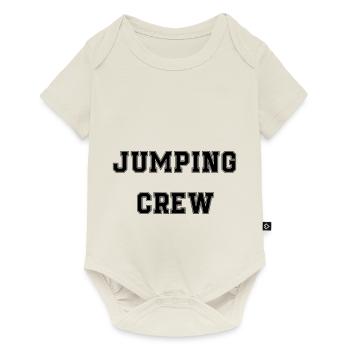 trampoline sauteuse cadeau saut sautant - Body à manches courtes Premium Bébé - blanc cassé - Devant