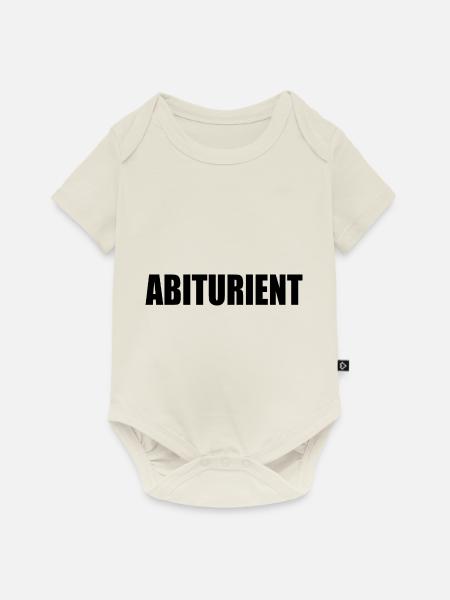 Abiturient - Baby Premium Kurzarmbody - Naturweiß