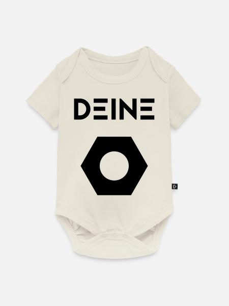 Deine ... - Baby Premium Kurzarmbody - Naturweiß