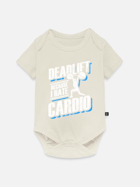 Geschenk für Bodybuilder - Baby Premium Kurzarmbody - Naturweiß