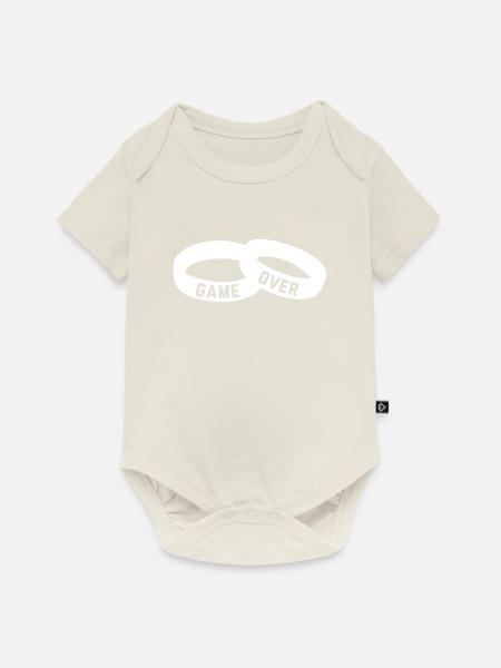 Game Over Wedding - Baby Premium Kurzarmbody - Naturweiß