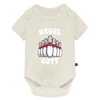 Kegel Gott - Baby Premium Kurzarmbody - Naturweiß - Vorne