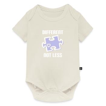 DIFFERENT - NOT LESS! autism - Baby Premium short-sleeve bodysuit - off white - Front