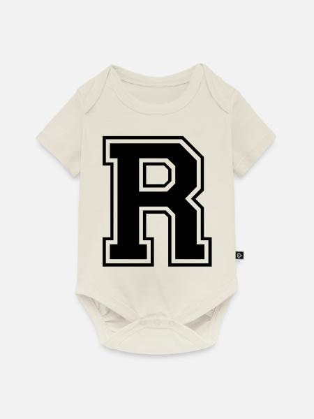 r - Baby Premium Kurzarmbody - Naturweiß