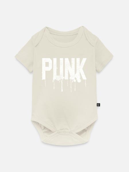 Punk - Baby Premium Kurzarmbody - Naturweiß