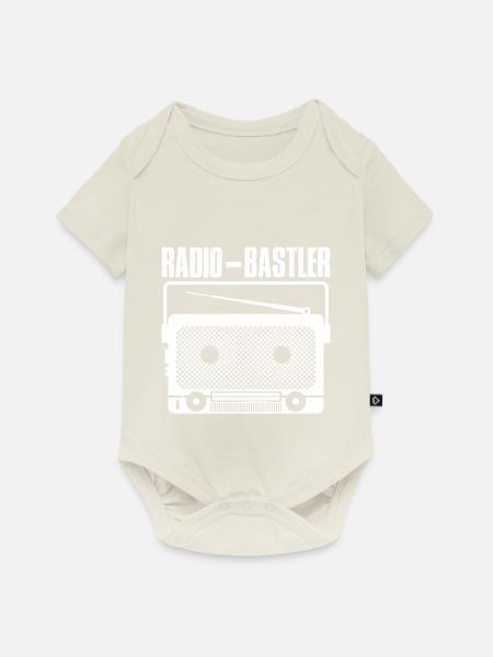 Radio Bastler - Baby Premium Kurzarmbody - Naturweiß
