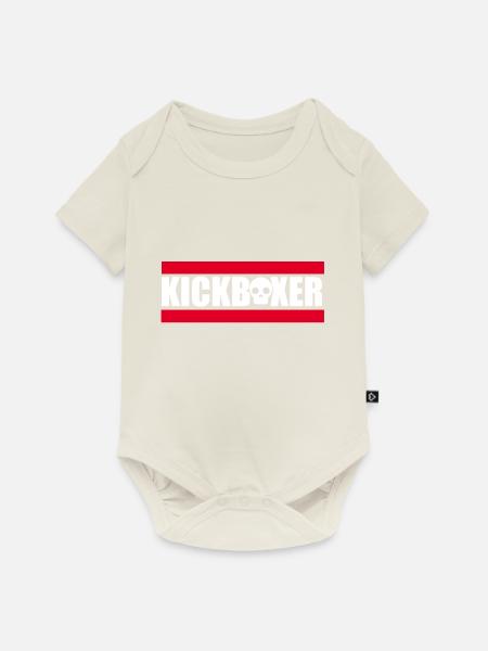 kickboxing KICKBOXING - Baby Premium Kurzarmbody - Naturweiß