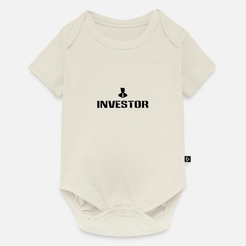 Bourse - Body à manches courtes Premium Bébé - blanc cassé