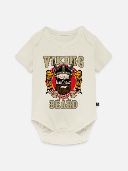 VIKINGS - Baby Premium Kurzarmbody - Naturweiß