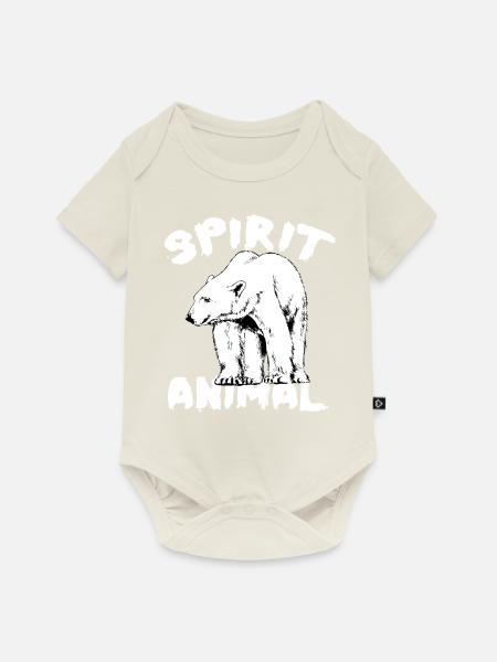 POLAR BEAR - Baby Premium Kurzarmbody - Naturweiß