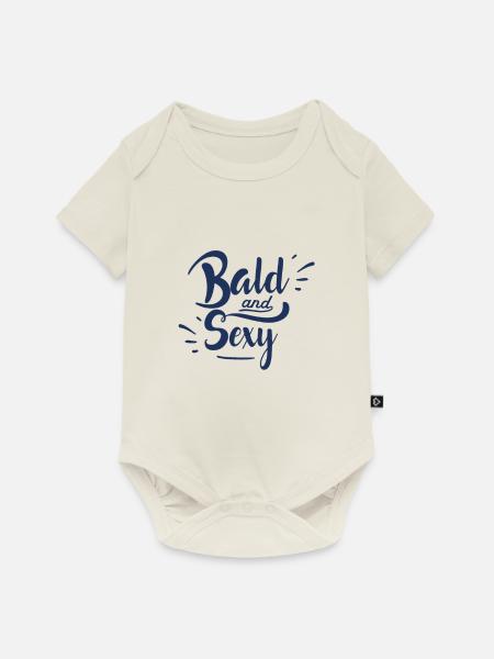 Glatzen - Baby Premium Kurzarmbody - Naturweiß