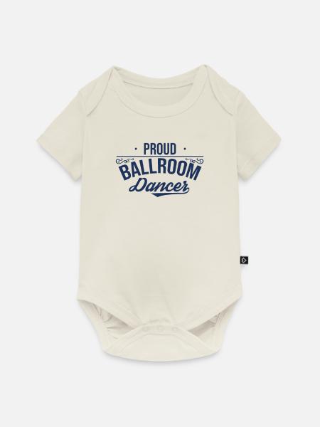 Gesellschaftstanz Gesellschaftstanz - Baby Premium Kurzarmbody - Naturweiß