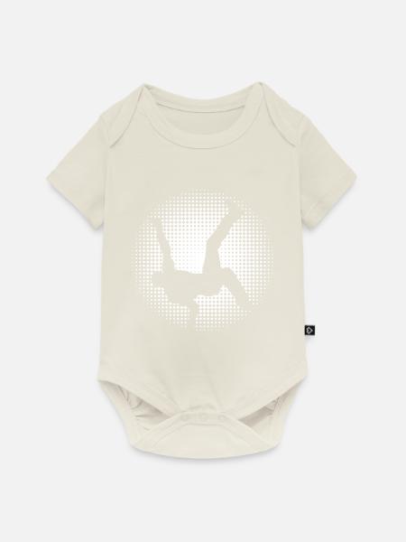 Breakdance B-Boy - Baby Premium Kurzarmbody - Naturweiß
