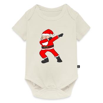 Tamponner santa - Body à manches courtes Premium Bébé - blanc cassé - Devant