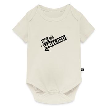 ice climbing - Baby Premium short-sleeve bodysuit - off white - Front