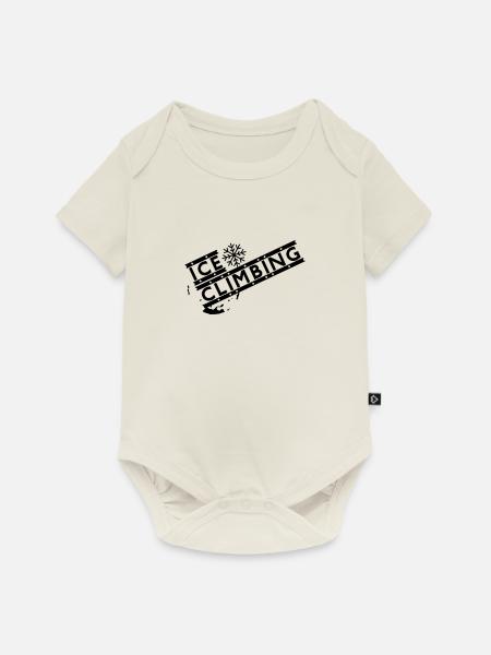 Eisklettern - Baby Premium Kurzarmbody - Naturweiß